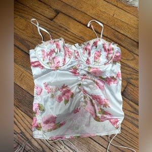 For love and lemons silk corset